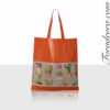 Borsa tnt arancio fantasia cactus