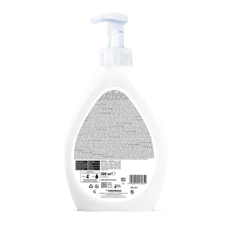 Mousse detergente corpo 600 ml