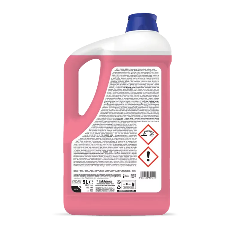 Detersivo pavimenti floor acid 5 l