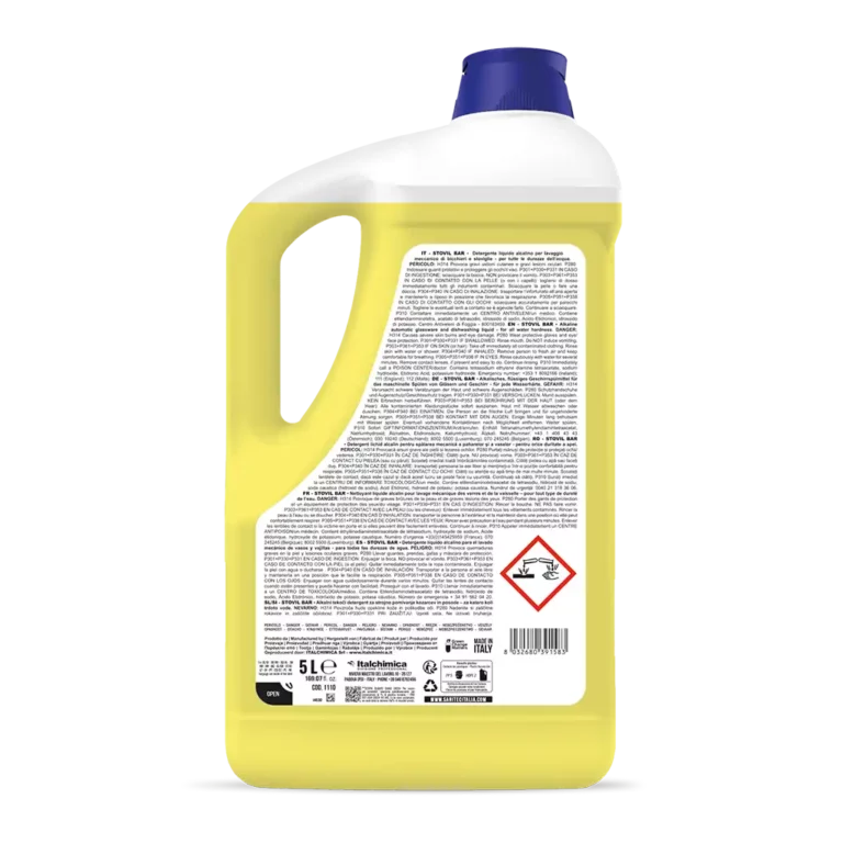 Detergente lavastoviglie stovil bar 5 l