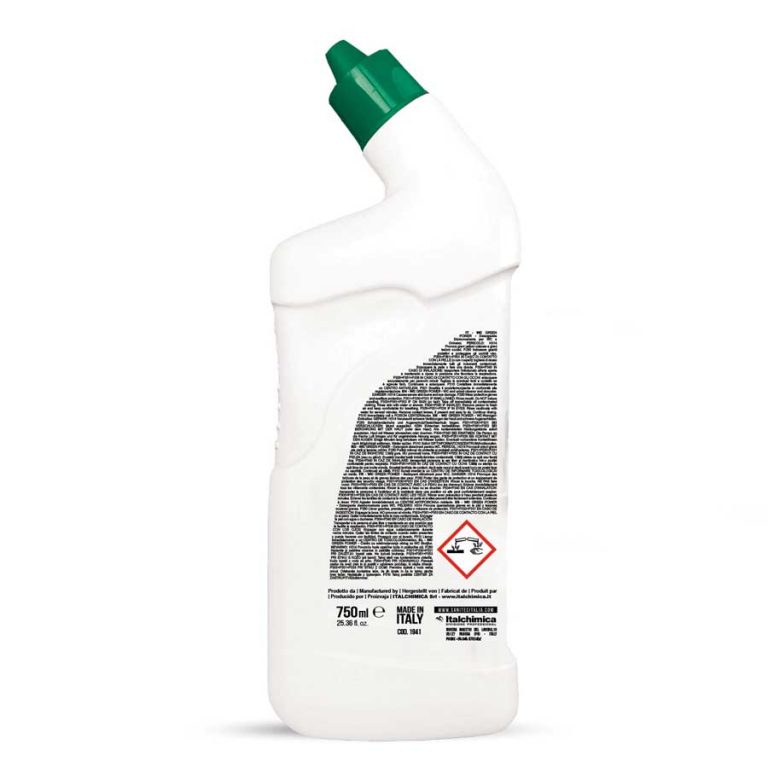 sanitec detergente disincrostante IN gel per wc ecologico ecolabel in flacone da 750 ml wc green power codice 1941