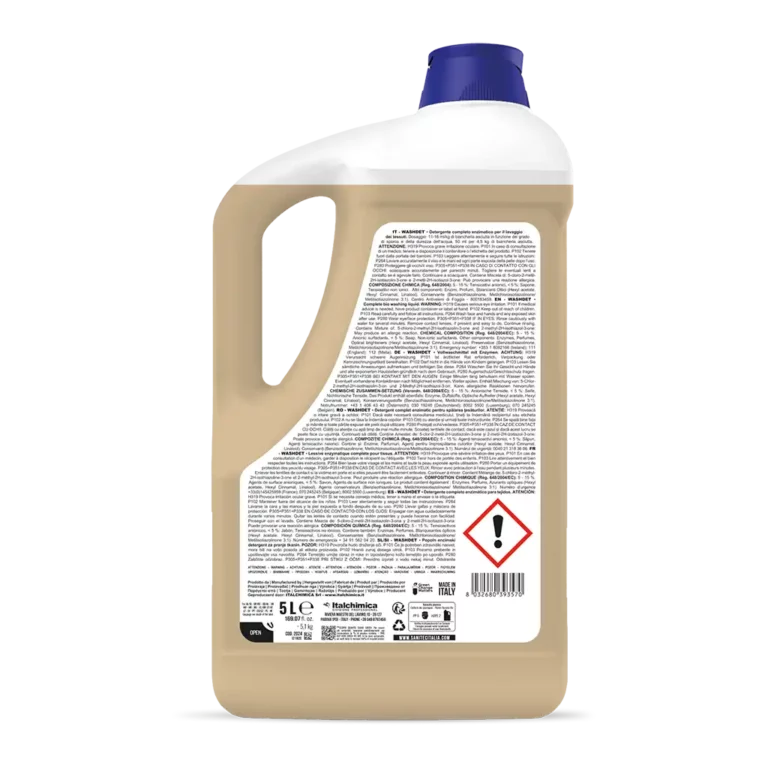 Detersivo lavatrice argan 5 l