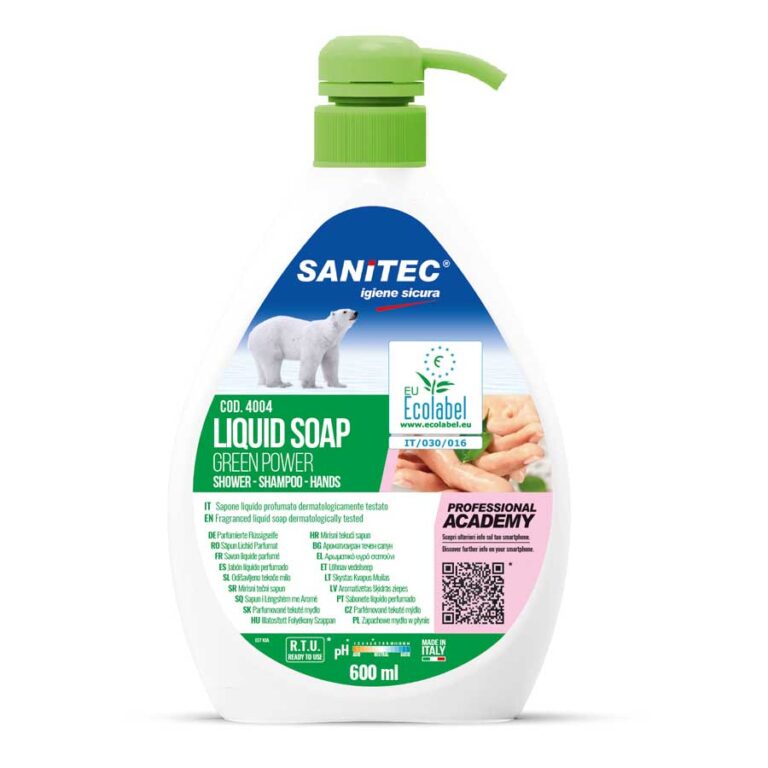 Sapone liquido green power 600 ml