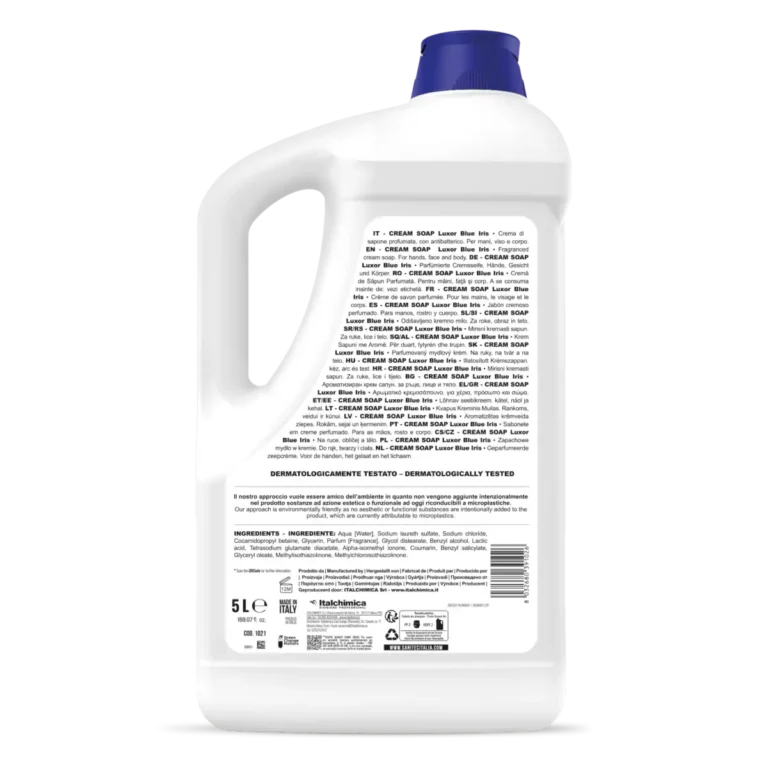 Sapone liquido luxor blue iris 5 l