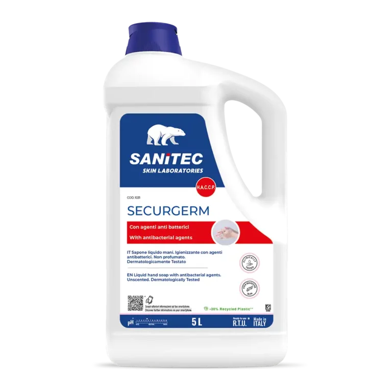 Sapone mani antibatterico securgerm 5l